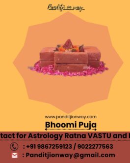 Bhoomi Puja – Panditji on way