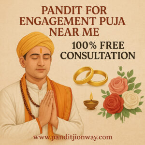 Read more about the article Pandit For Engagement Puja Near Me : 100% Free Consultation
