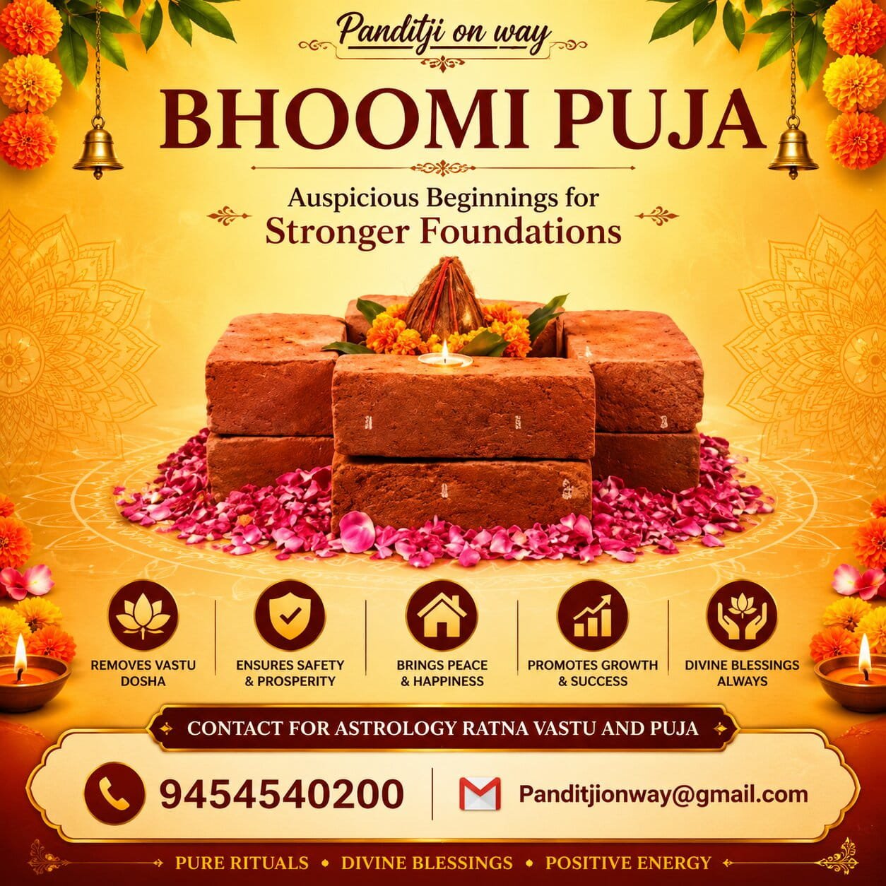 Pandit for Bhoomi Puja Bhoomi Puja