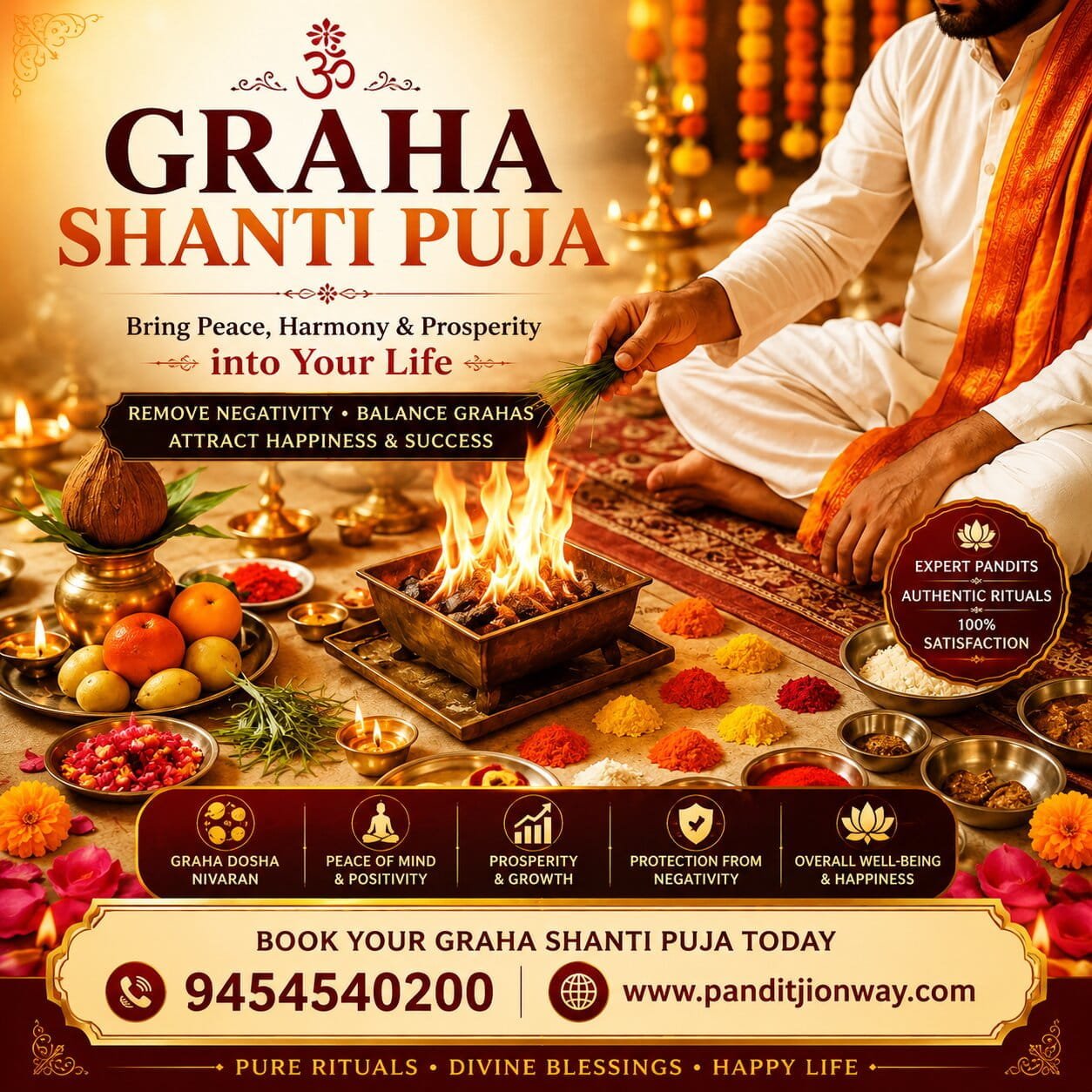 Pandit for Graha Shanti Puja Graha Shanti Puja