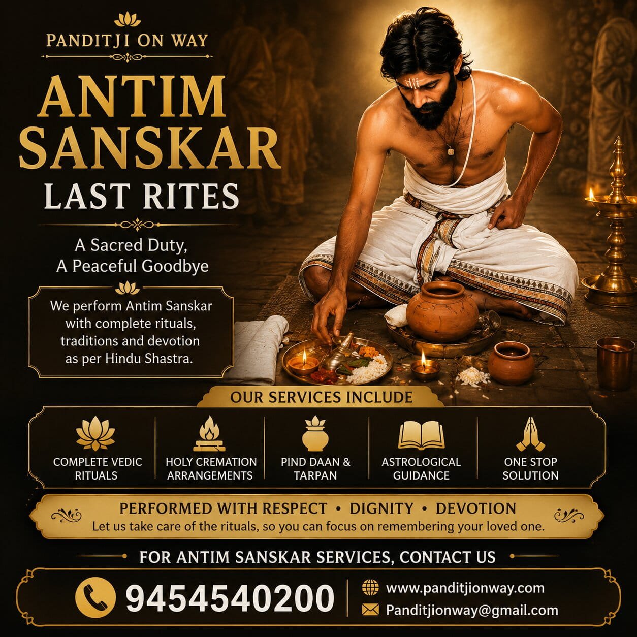 Pandit for Antim Sanskar Last Rites Antim Sanskar- Last Rites