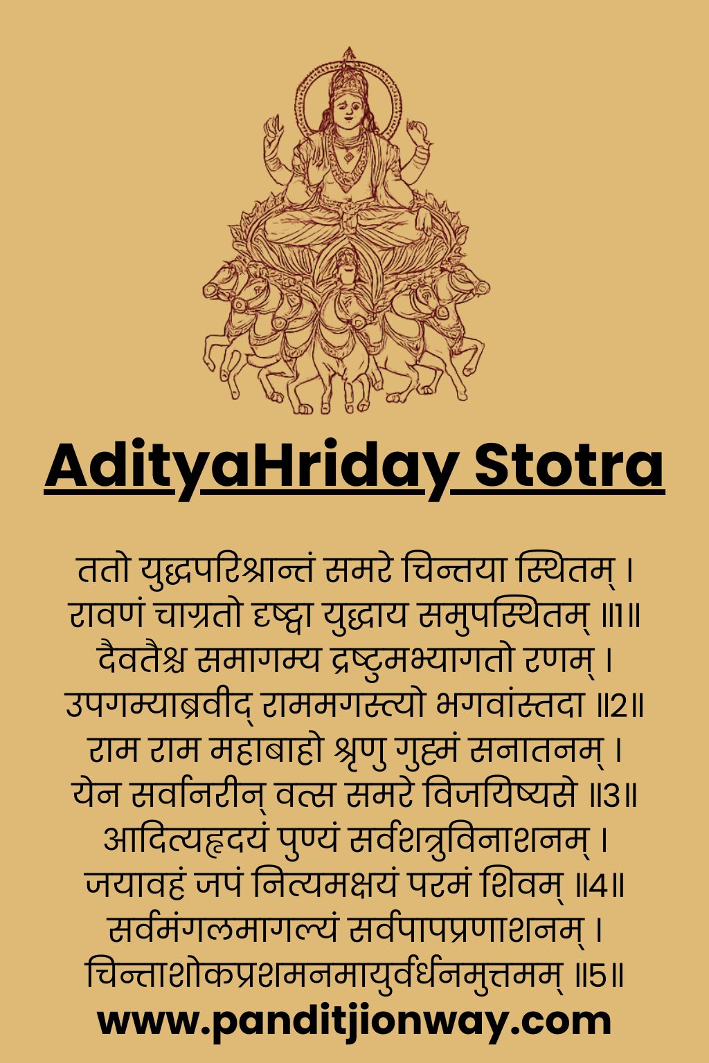 You are currently viewing आदित्यहृदय स्तोत्र | AdityaHriday Stotra
