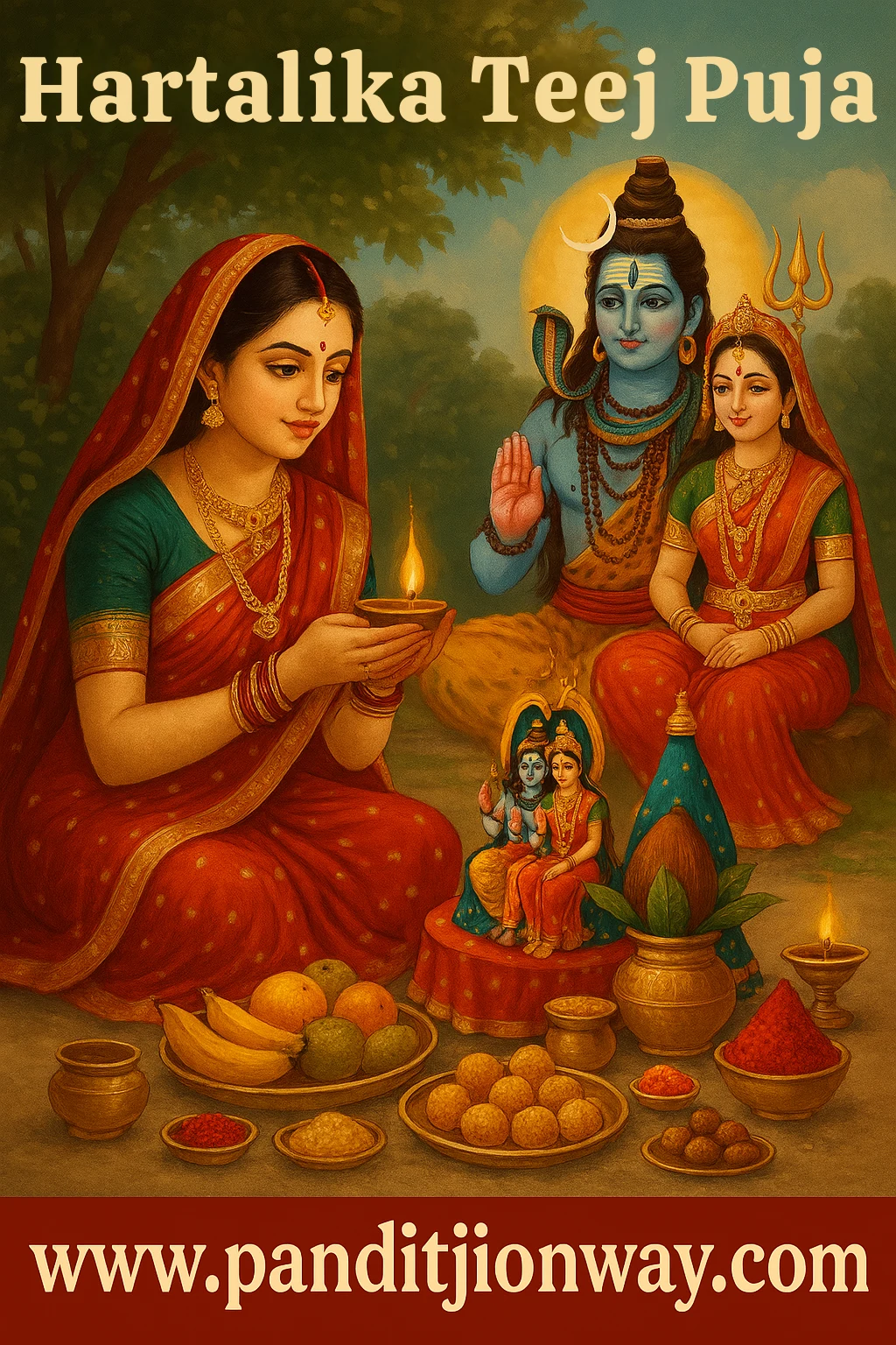 Hartalika Teej Puja