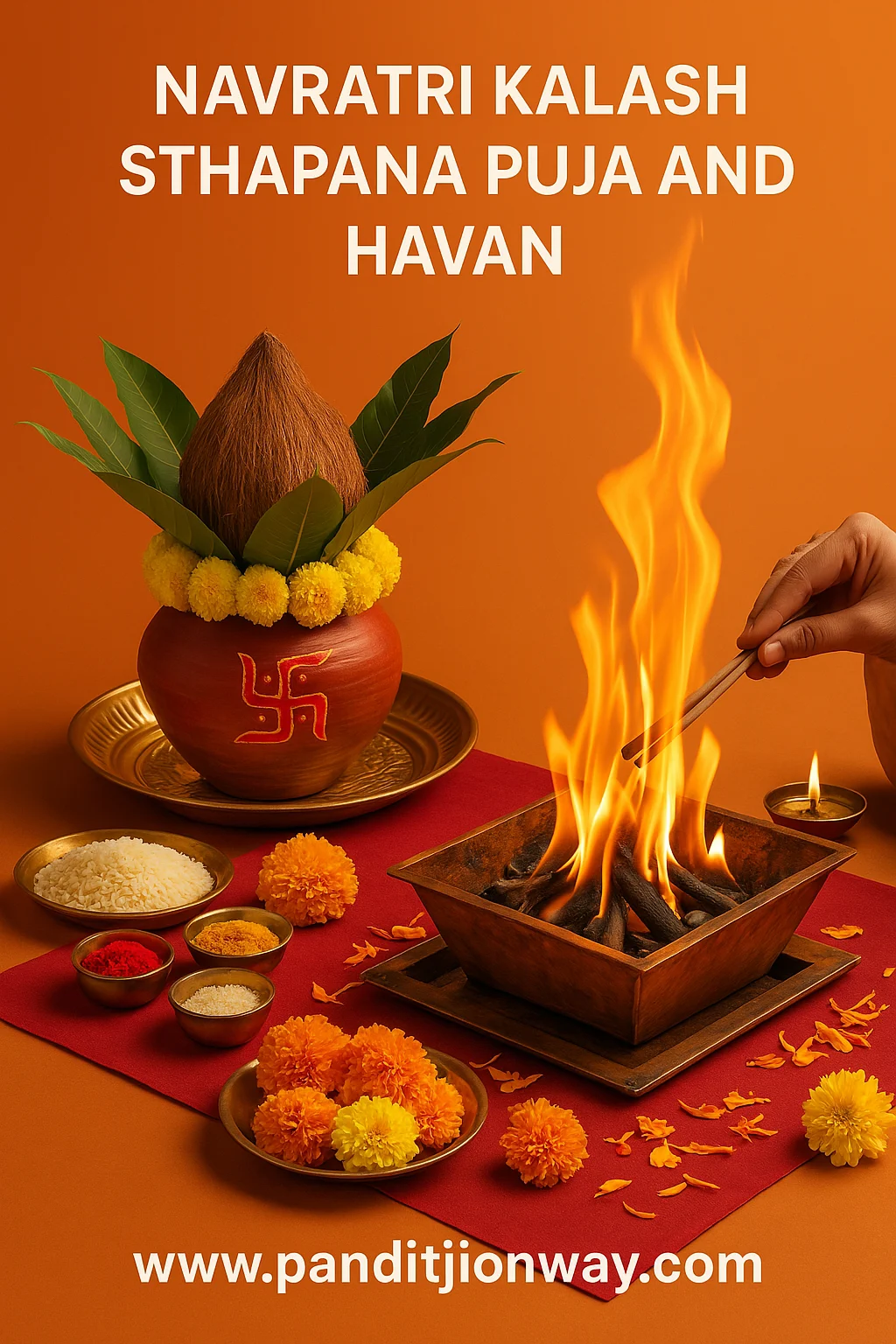 Navratri Kalash Sthapana Puja and Havan