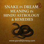 Snake in Dream Meaning in Hindu Astrology & Remedies