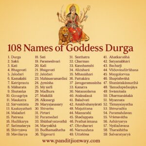 Read more about the article 108 Names of Durga | मां दुर्गा के 108 नाम