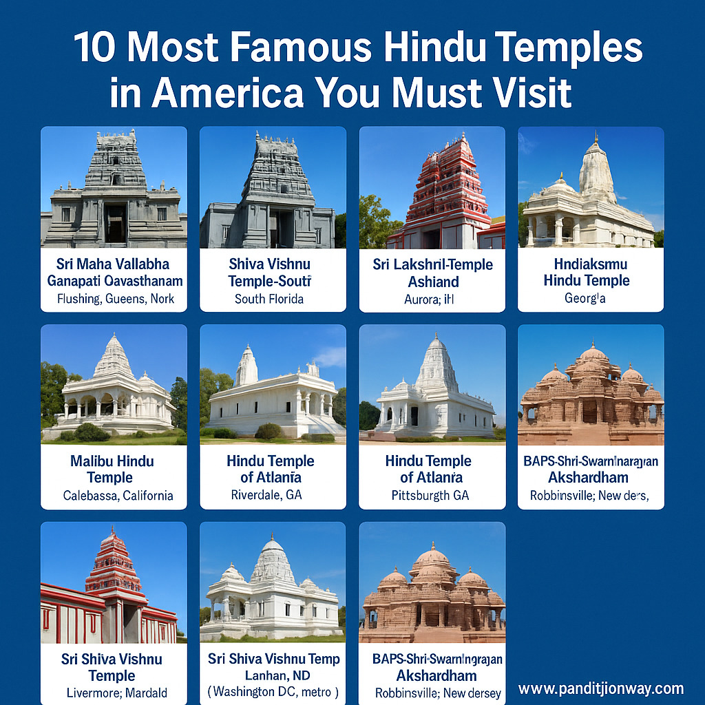 You are currently viewing 10 Most Famous Hindu Temples in America You Must Visit