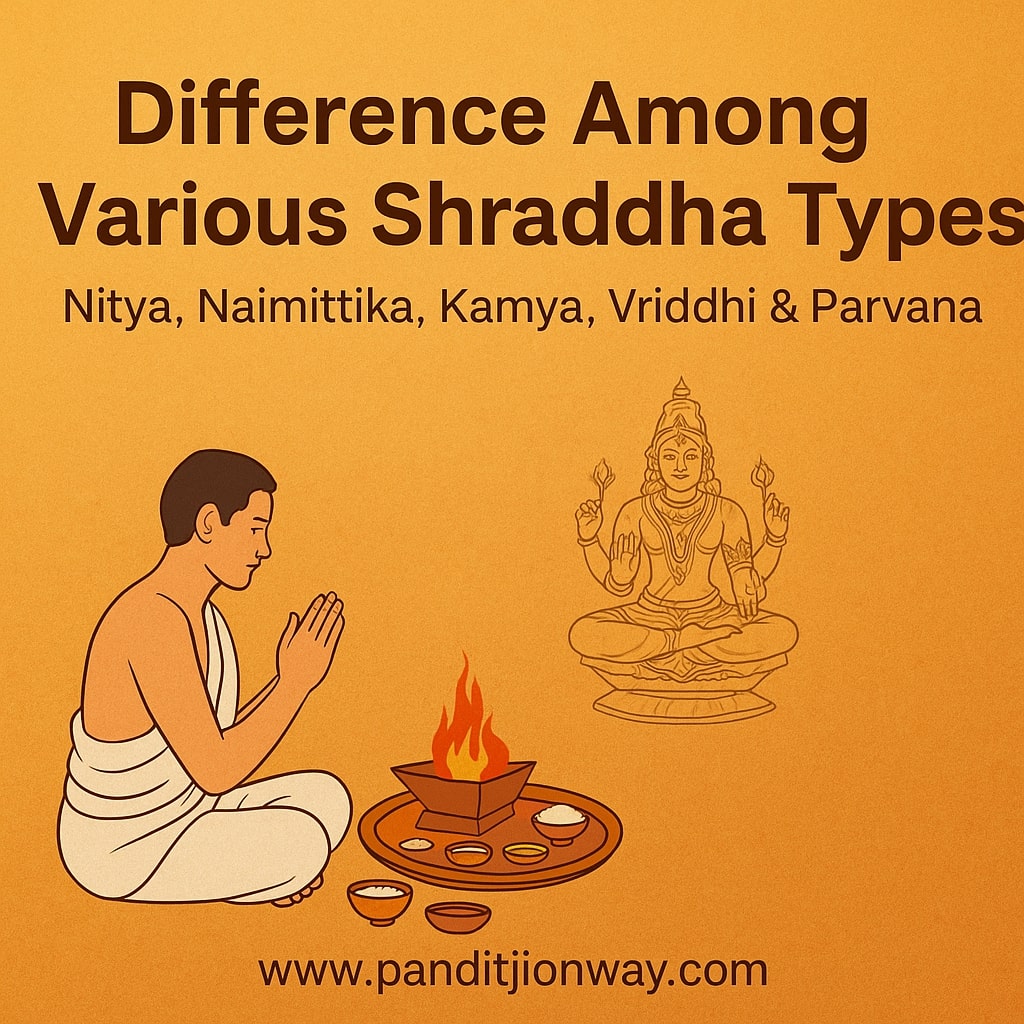 You are currently viewing Difference Among Various Shraddha Types | Nitya, Naimittika, Kamya, Vriddhi & Parvana
