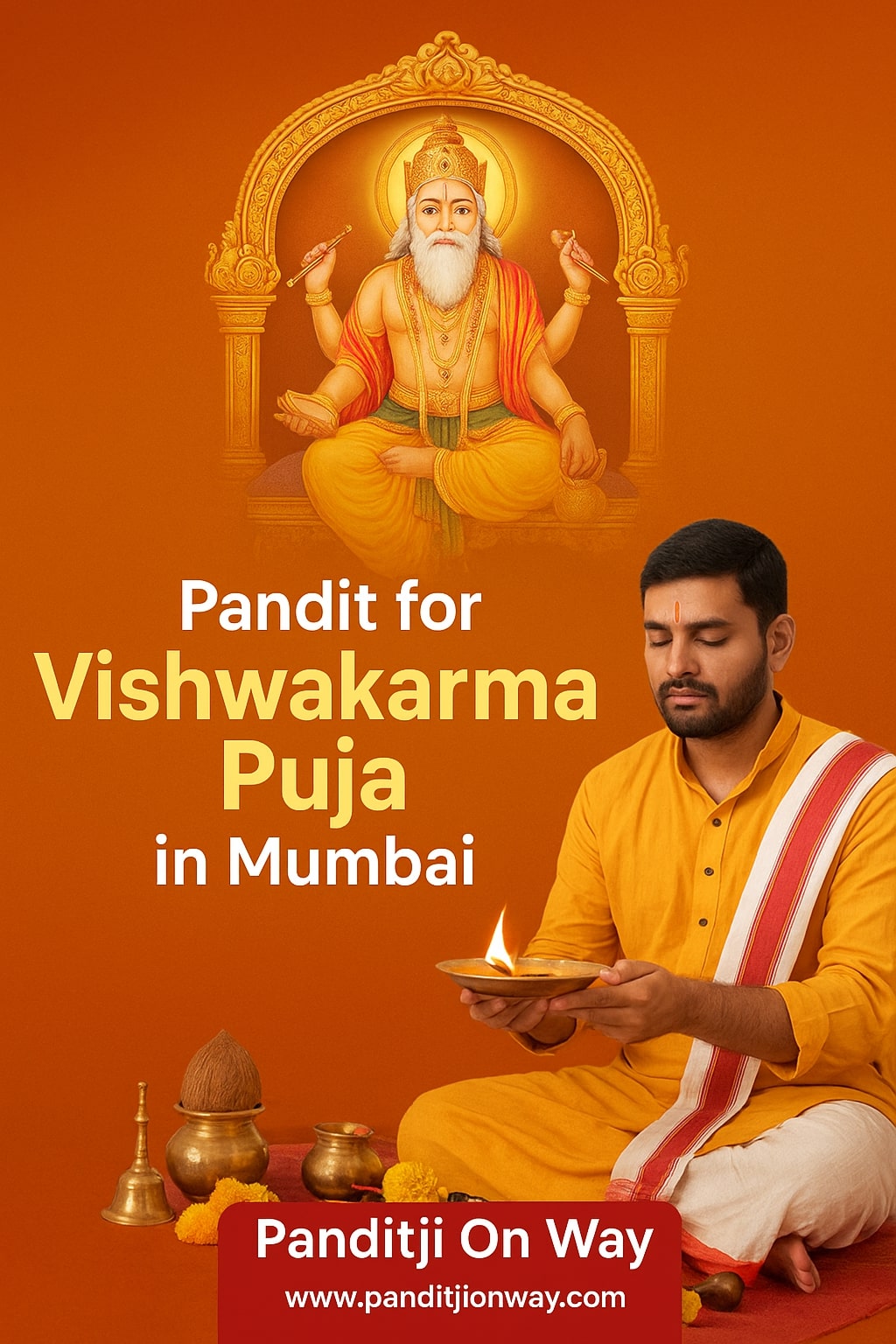 You are currently viewing Top Pandit for Vishwakarma Puja in Mumbai | Panditji On Way