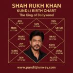 Shah Rukh Khan Kundli Birth Chart: The King of Bollywood