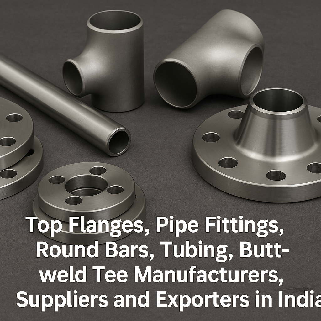 Top Flanges, Pipe Fittings, Round Bars, Tubing, and Buttweld Tee Manufacturers, Suppliers, and Exporters in India, Saudi Arabia, UAE, United States, Oman, Bahrain, Ghana, Sri Lanka, Singapore, South Africa, and More