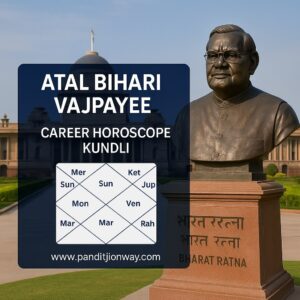 Read more about the article Atal Bihari Vajpayee Horoscope Kundli – By Date Of Birth Chart