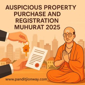 Read more about the article Auspicious Property Purchase and Registration Muhurat 2025 | Best Dates