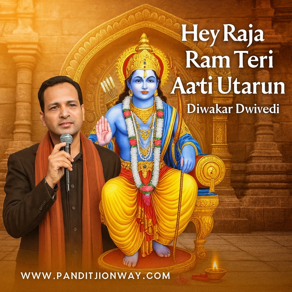 You are currently viewing Hey Raja Ram Teri Aarti Utaru: हे राजा राम तेरी आरती उतारूँ Full भजन – Diwakar Dwivedi