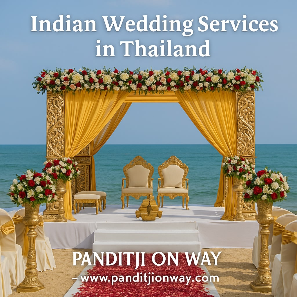 Indian Wedding Services in Thailand Indian Wedding Services in Thailand - Panditji on way