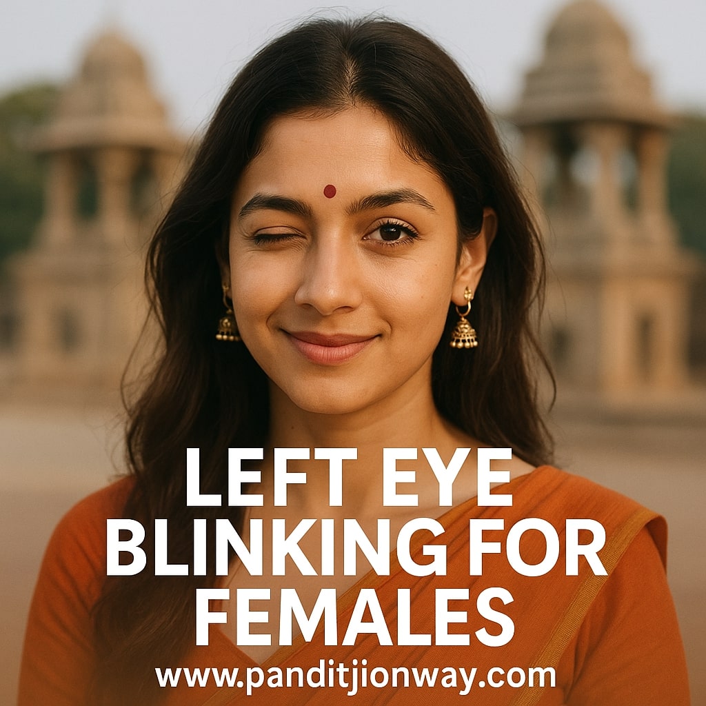 You are currently viewing Left Eye Blinking for Females Astrology: Meaning, Good or Bad, Science & Remedies
