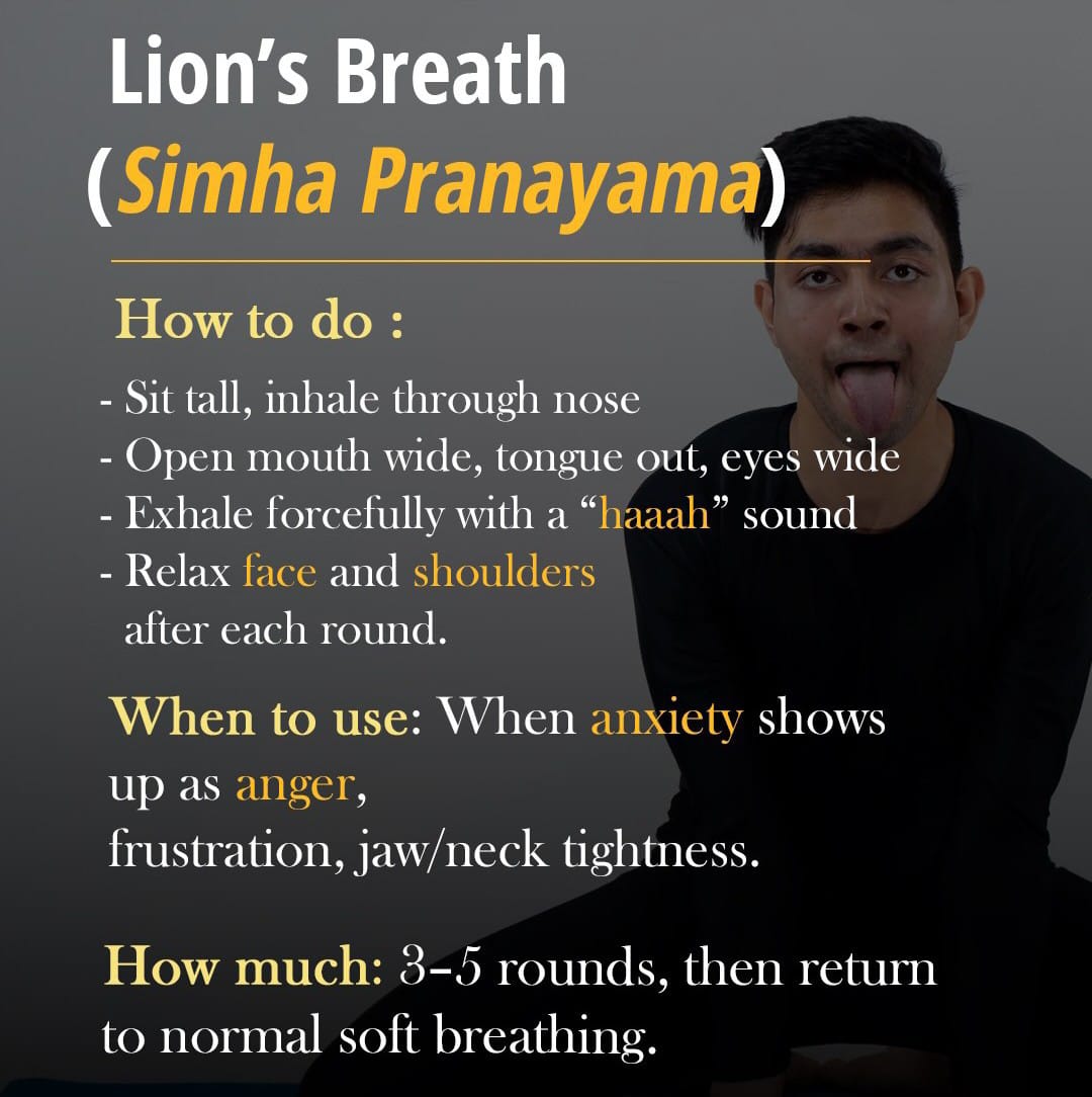 Lion's Breath (Simha Pranayama)