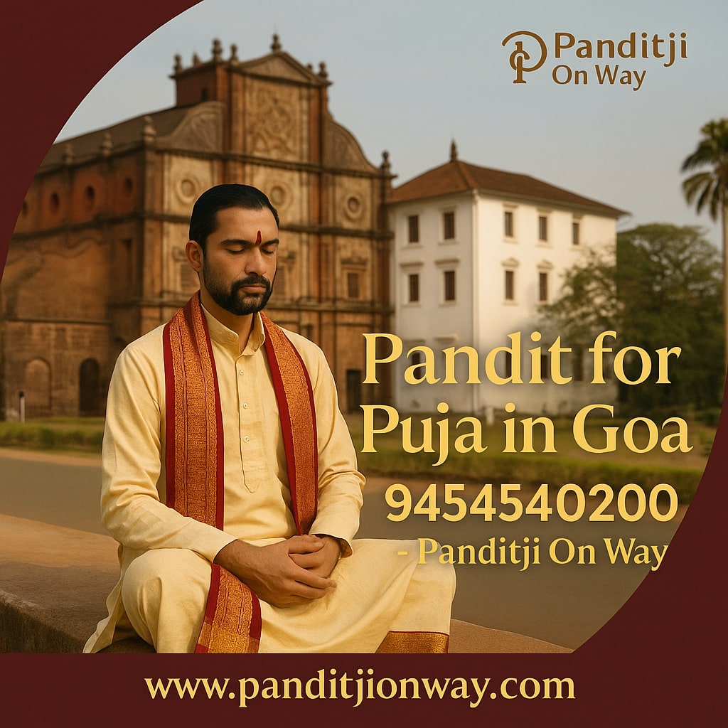 Pandit for Puja in Goa Pandit for Puja in Goa - Panditji on way