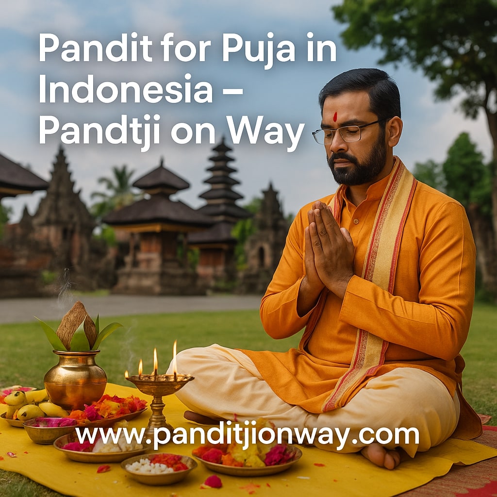Pandit for Puja in Indonesia Panditji on way Pandit for Puja in Indonesia - Panditji on way