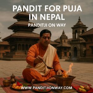 Pandit for Puja in Nepal - Panditji on way