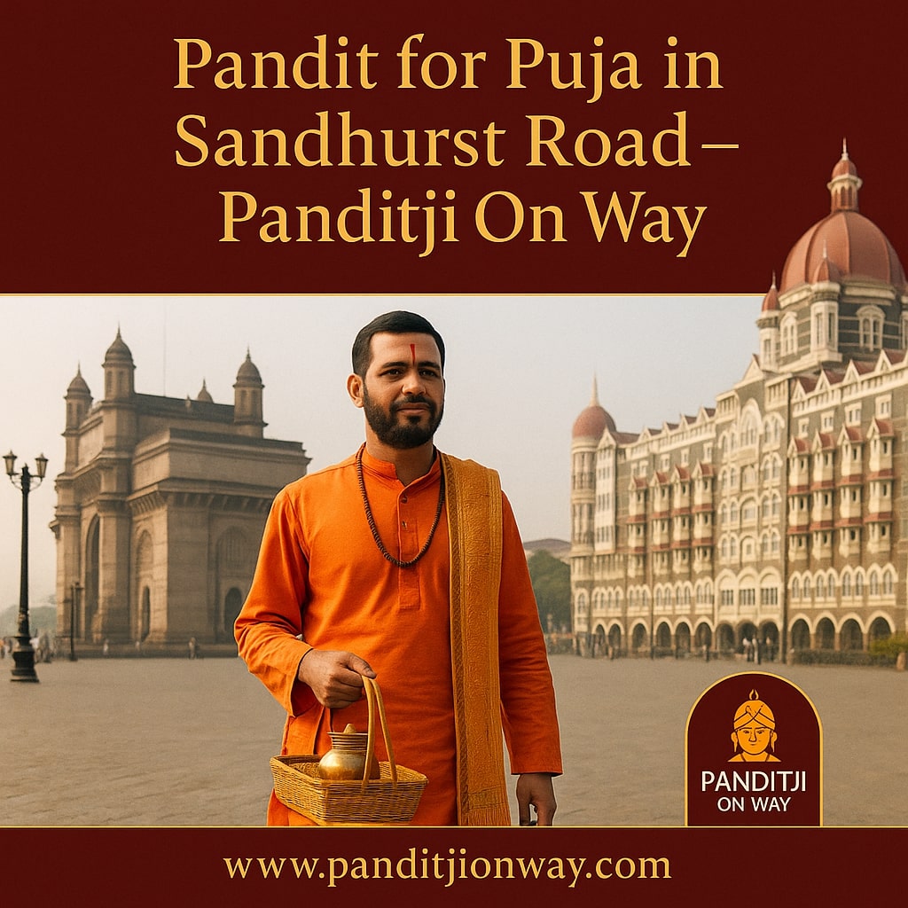 Pandit for Puja in Sandhurst Road Pandit for Puja in Sandhurst Road - Panditji on way