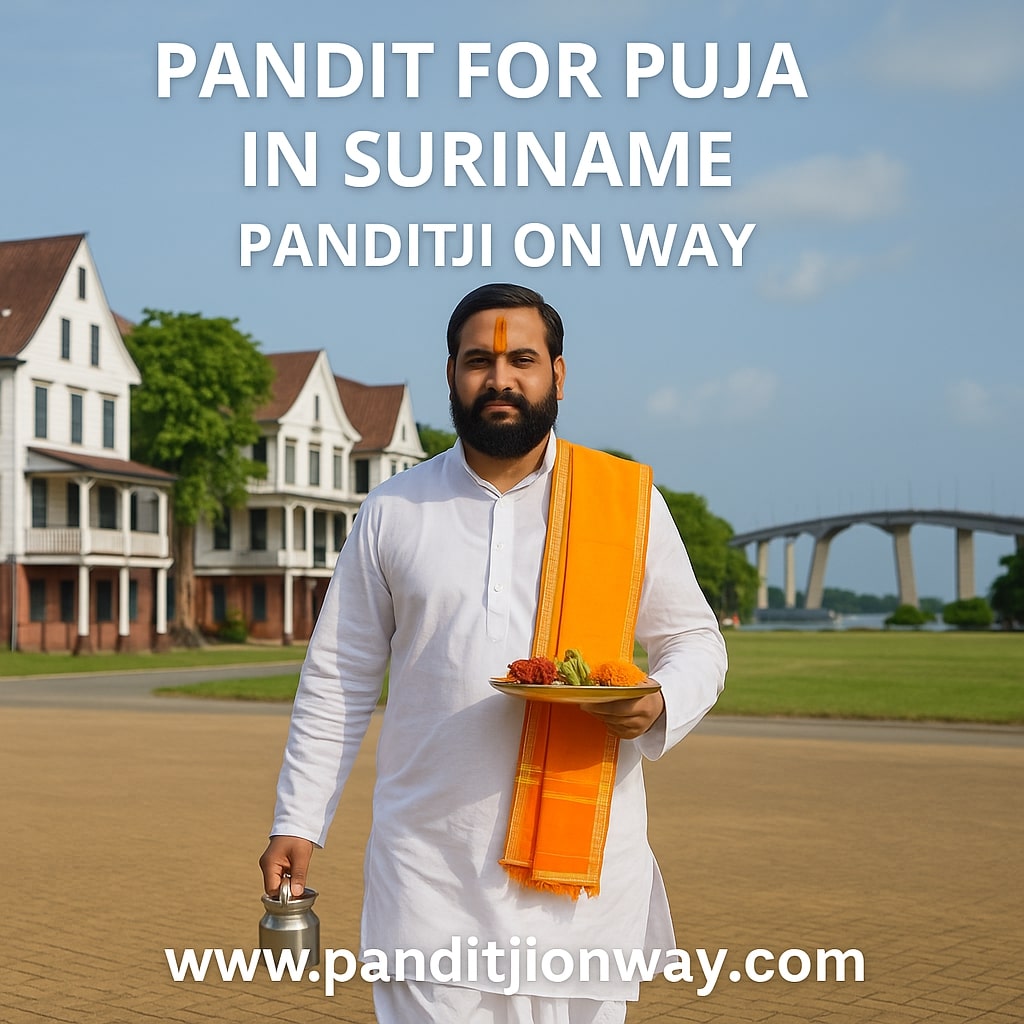 Pandit for Puja in Suriname Panditji on way Pandit for Puja in Suriname - Panditji on way