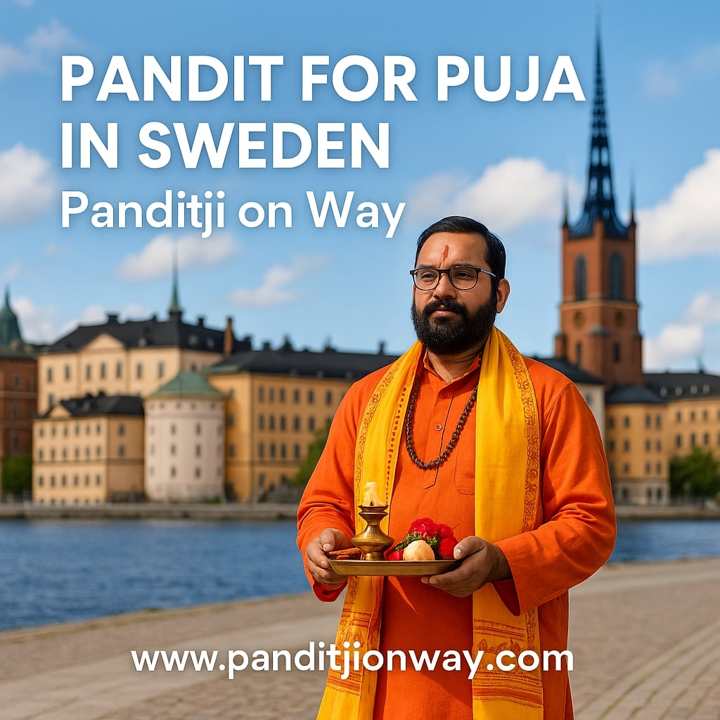 Pandit for Puja in Sweden Pandit for Puja in Sweden - Panditji on way