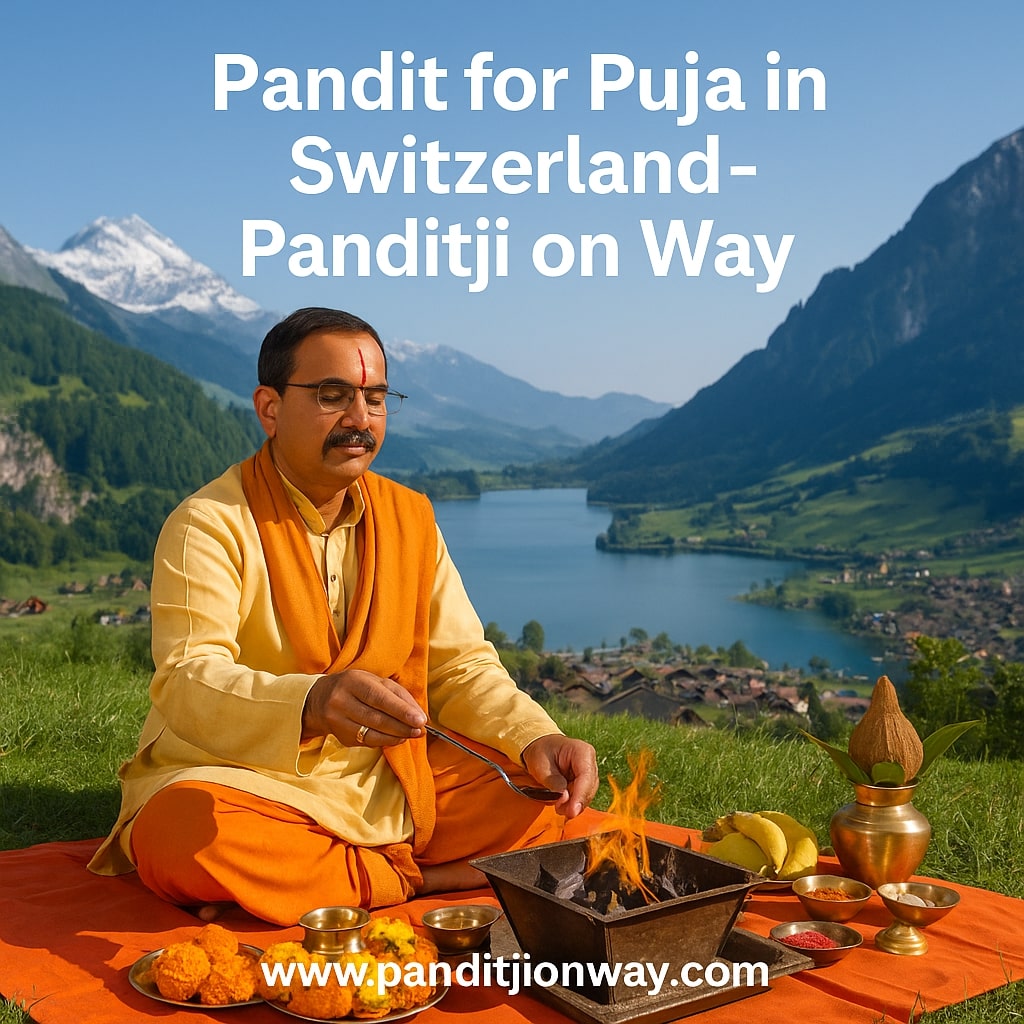 Pandit for Puja in Switzerland Pandit for Puja in Switzerland - Panditji on way