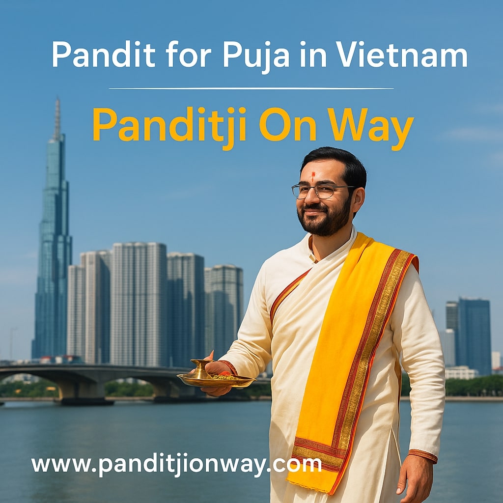 Pandit for Puja in Vietnam Pandit for Puja in Vietnam - Panditji on way