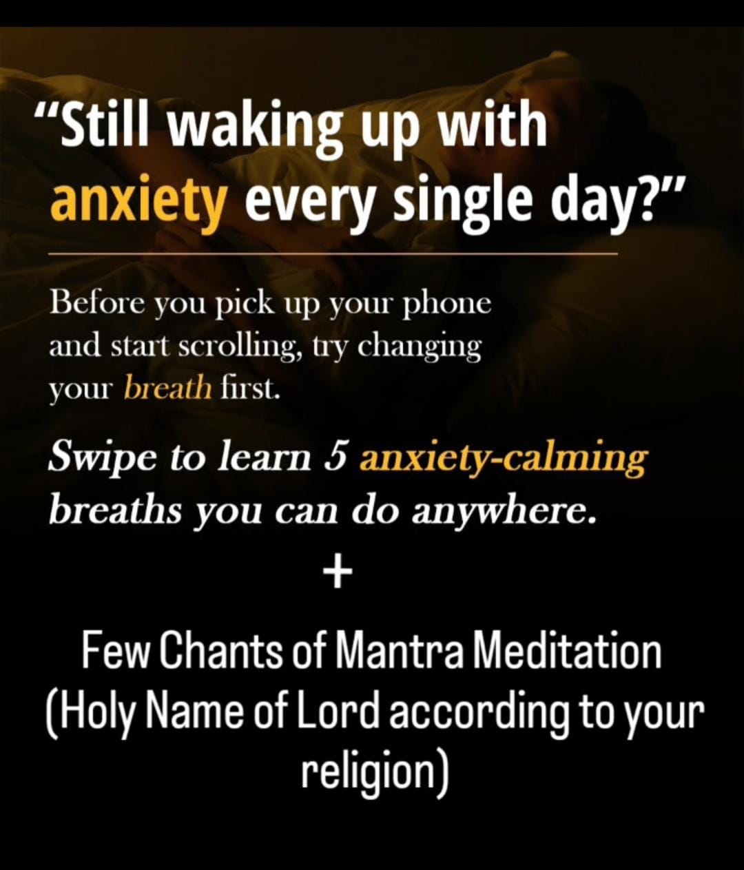 Still waking up with anxiety every single day