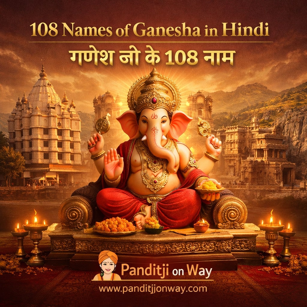 108 Names of Ganesha in Hindi 108 Names of Ganesha in Hindi