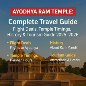 Read more about the article 10 Best Ayodhya Ram Temple Travel Tips – Timings, Flights, Hotels & Darshan Guide