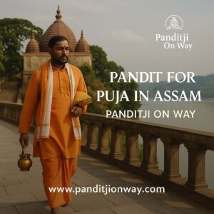 Pandit for Puja in Assam - Panditji on way