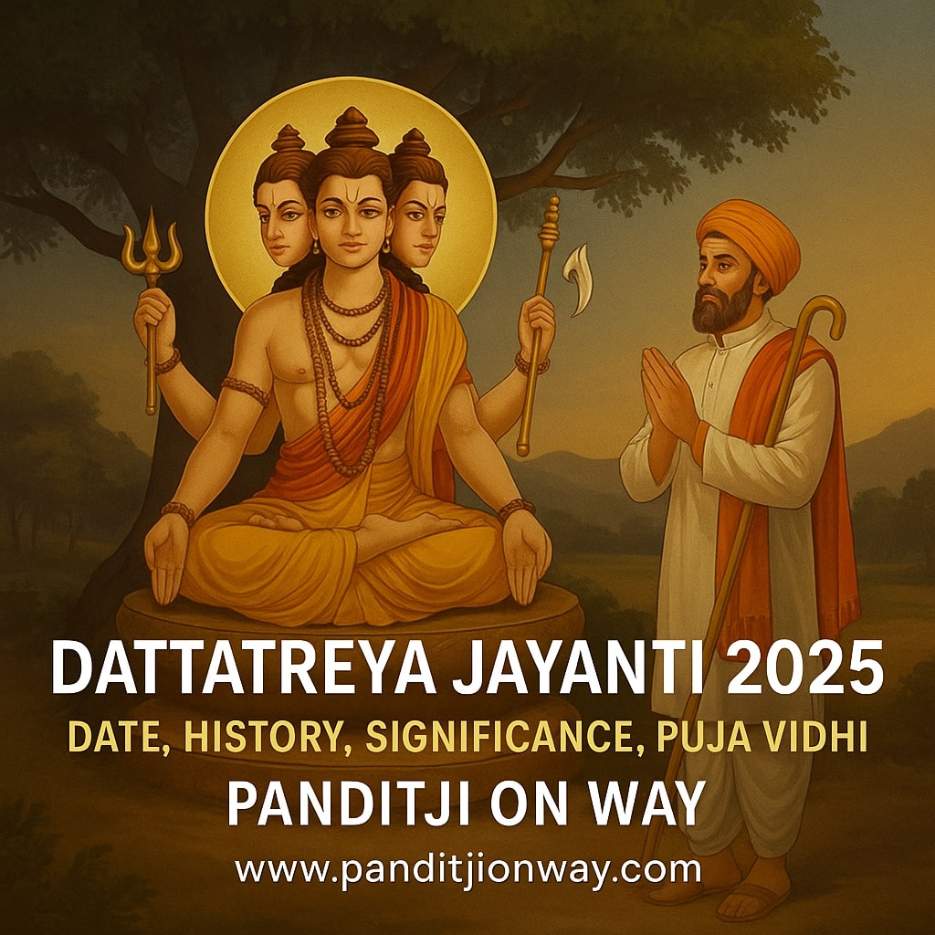 Dattatreya Jayanti 2025 - Panditji on way