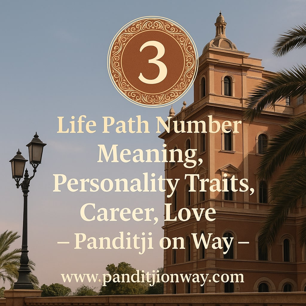 Life Path Number 3 Meaning, Personality Traits, Career, Love - Panditji on way