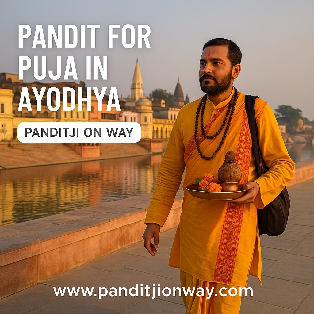 Pandit for Puja in Ayodhya Pandit for Puja in Ayodhya - Panditji on way