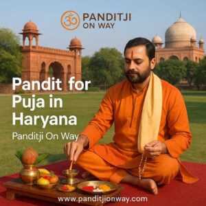 Pandit for Puja in Haryana - Panditji on way