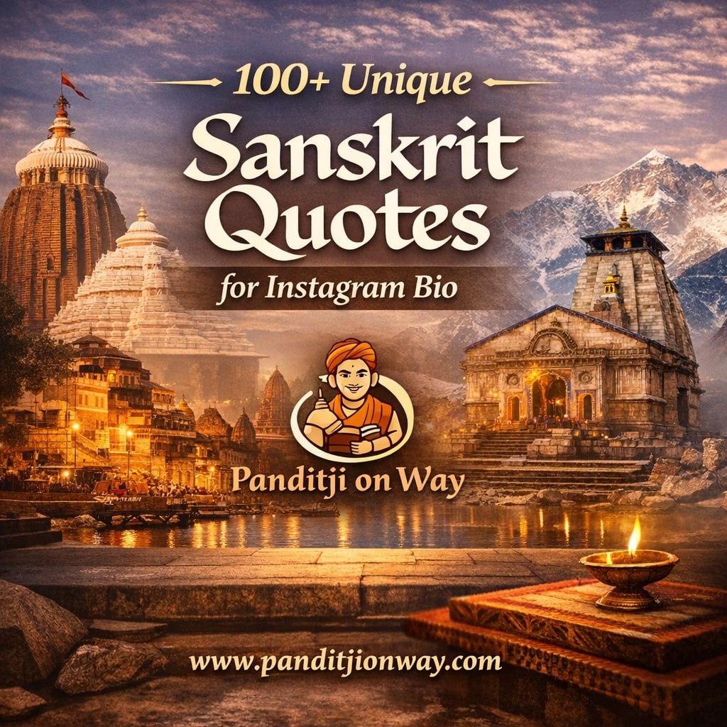 You are currently viewing 100+ Unique Sanskrit Quotes for Instagram Bio | इंस्टाग्राम बायो के लिए संस्कृत श्लोक