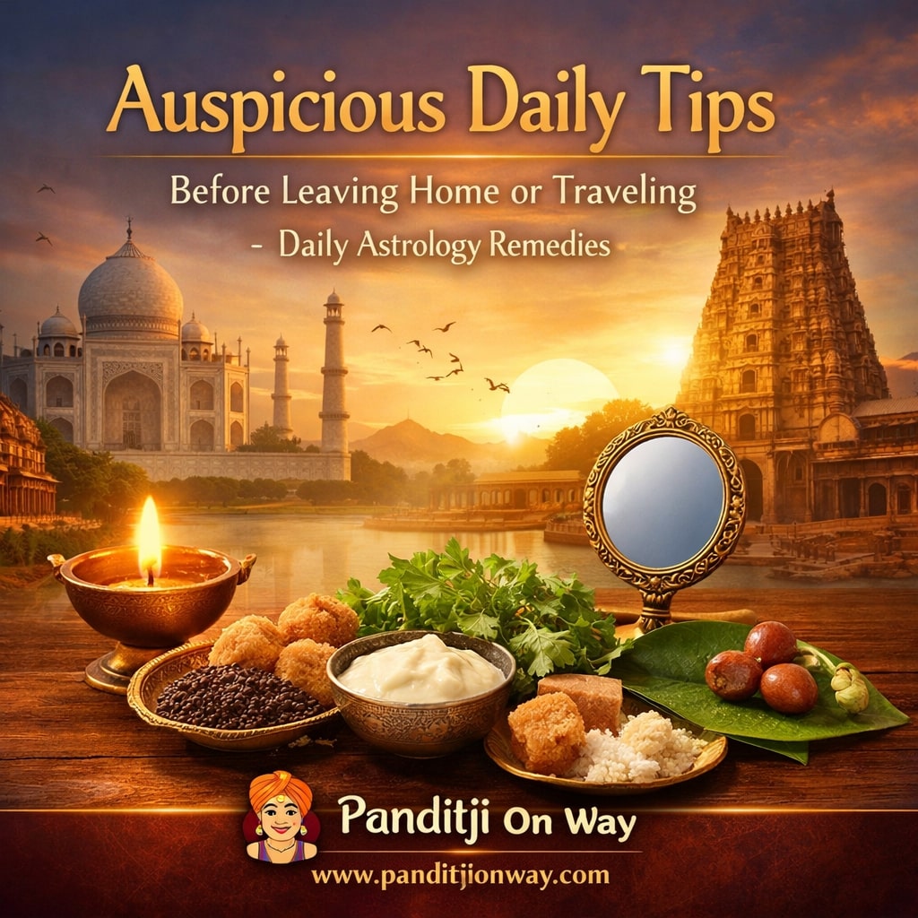 You are currently viewing Auspicious Daily Tips Before Leaving Home or Traveling | Daily Astrology Remedies