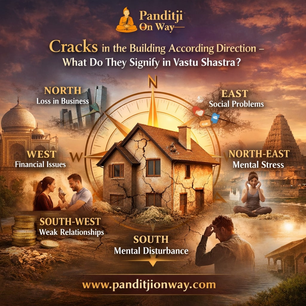 You are currently viewing Cracks in the Building According to Direction (Vastu Shastra): Effects, Meaning & Remedies