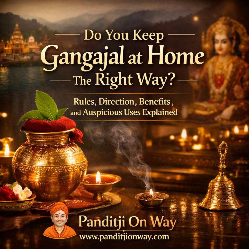You are currently viewing Do You Keep Gangajal at Home the Right Way? Rules, Direction, Benefits