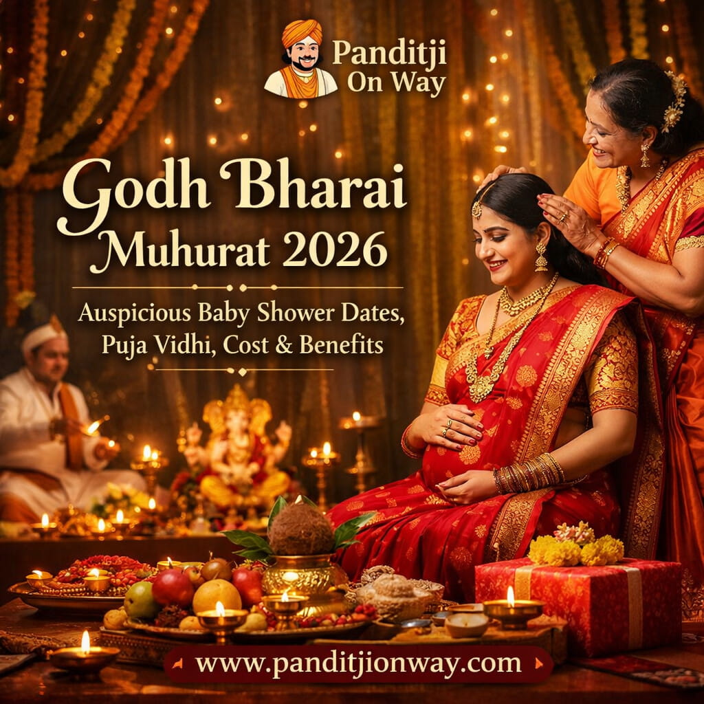 Godh Bharai Muhurat 2026 Auspicious Baby Shower Dates Puja Vidhi Cost Benefits Godh Bharai Muhurat 2026 – Auspicious Baby Shower Dates, Puja Vidhi, Cost & Benefits