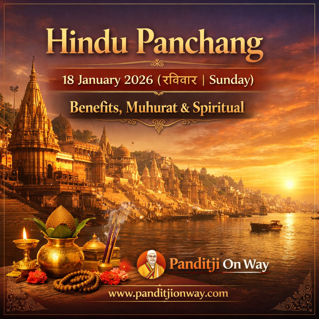 You are currently viewing Hindu Panchang 18 January 2026 (रविवार | Sunday) | Benefits, Muhurat & Spiritual