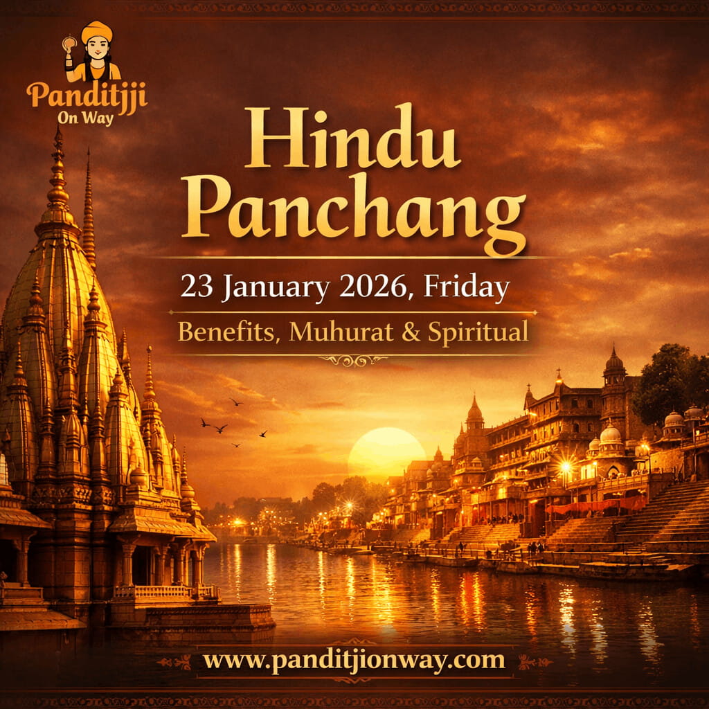 You are currently viewing Hindu Panchang 23 January 2026 (शुक्रवार | Friday) | Benefits, Muhurat & Spiritual