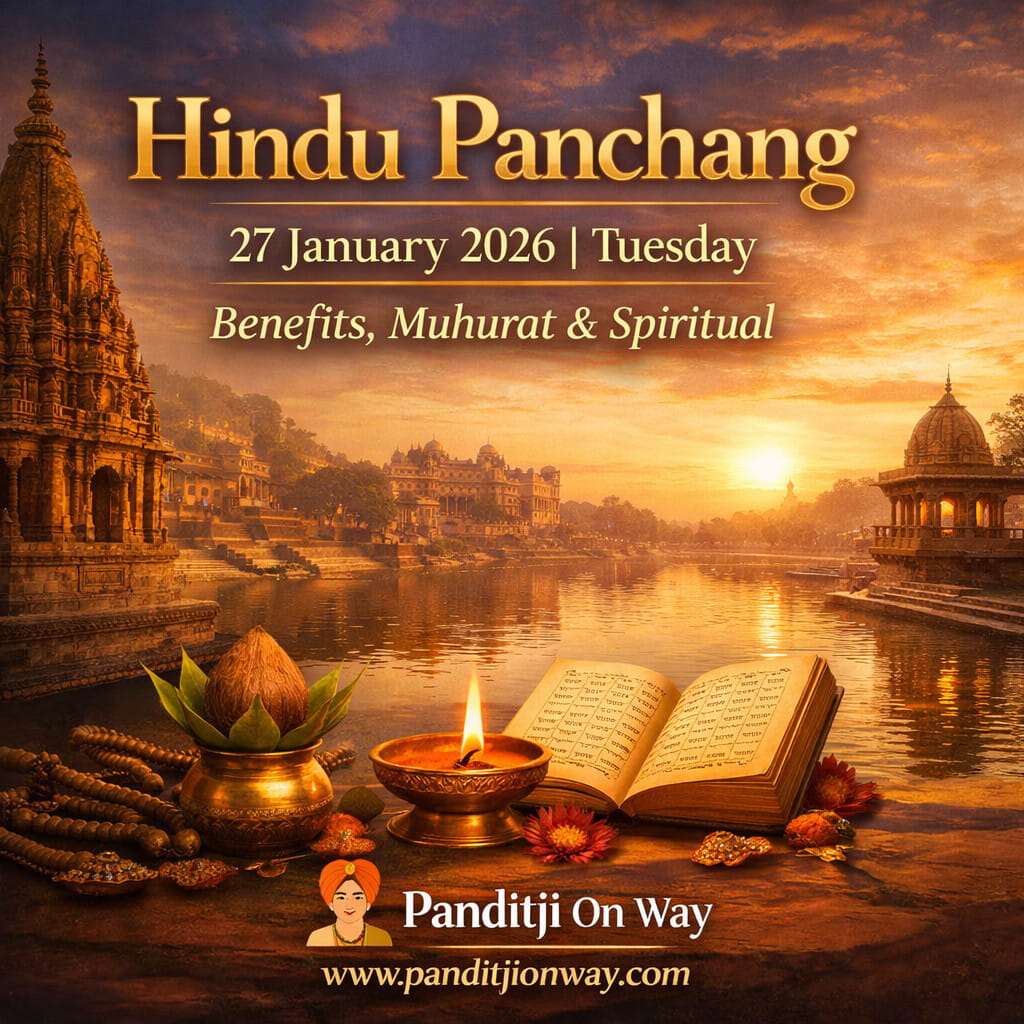 You are currently viewing Hindu Panchang 27 January 2026 (मंगलवार / Tuesday) | Benefits, Muhurat & Spiritual