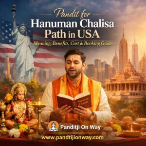 Read more about the article Pandit for Hanuman Chalisa Path in USA – Meaning, Benefits, Cost & Booking Guide