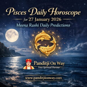 Read more about the article Pisces Daily Horoscope for 27 January 2026 – Meena Rashi Daily Predictions