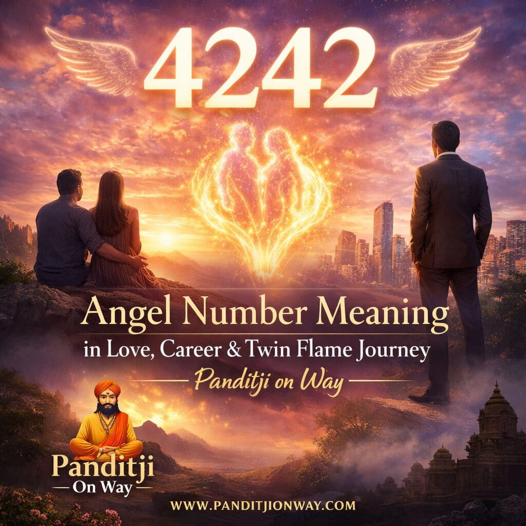 You are currently viewing 4242 Angel Number Meaning in Love, Career & Twin Flame Journey