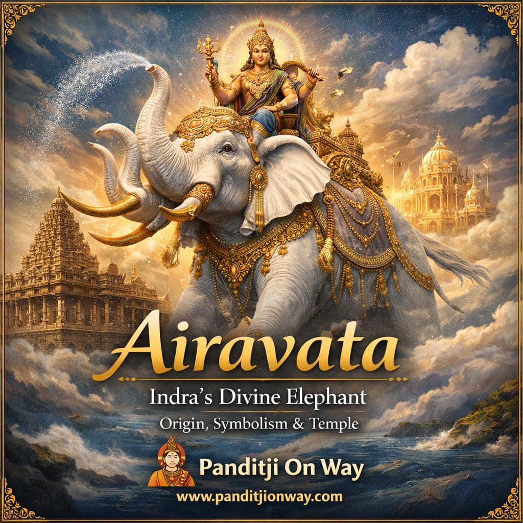 Airavata Elephant – Indra’s Divine Elephant Origin, Symbolism & Temple