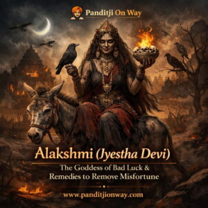 Read more about the article Alakshmi (Jyestha Devi) – The Goddess of Bad Luck & Remedies to Remove Misfortune